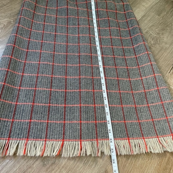 Harve Benard Sport Wool Maxi Skirt ~ Fringe Detail ~ Women’s Size 12 - Picture 9 of 11